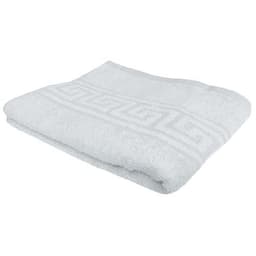 Lot 10 serviettes éponge Prima 100% coton 50 x 90 cm Blanc - Image principale