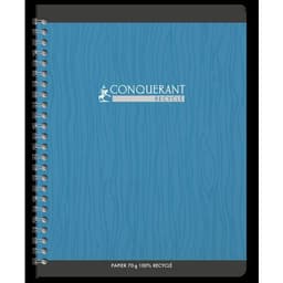 Cahier carte papier 100% recyclé 17x22 cm 70g 180p - Image 2