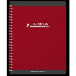 Cahier carte papier 100% recyclé 17x22 cm 70g 180p - Image 4