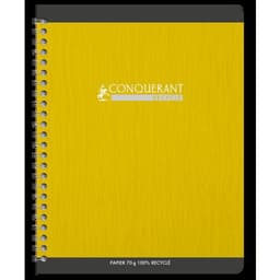 Cahier carte papier 100% recyclé 17x22 cm 70g 180p - Image 5