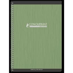 Cahier carte papier 100% recyclé 21x29.7 cm 70g 180 p - Image 2