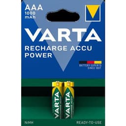 Blister 2 piles rechargeables Varta AAA (LR03) - Image principale