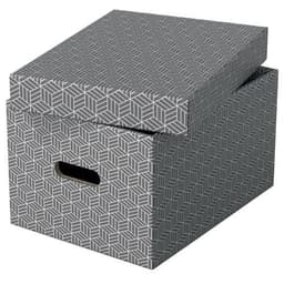 Boîtes de rangement Esselte Home, format M, gris, x3 - Image 2