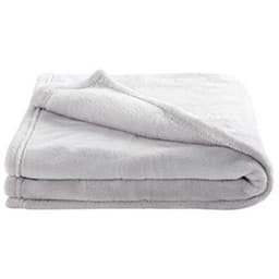 Lot 10 couvertures microfibre 320 g/m² 75 x 100 cm Perle - Image principale