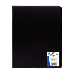 Reliure plastique 80 volets transparents A4 - Noir - Image principale