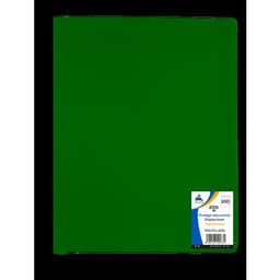 Reliure plastique 100 volets transparents A4 - Vert - Image principale