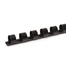Peigne à relier 6 mm (100 pièces) - Noir - Image 2