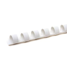 Peigne à relier 10 mm (100 pièces) - Blanc - Image 2