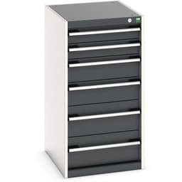 Armoire d'atelier à tiroirs Bott SL-86 - 7 tiroirs, dimensions L800xP650xH1000 mm - Bott - Image 5