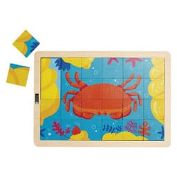 Puzzle bois - le crabe et le coquillage (24 p) - Image principale