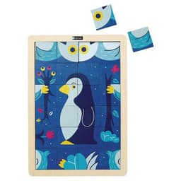 Puzzle bois - le hibou et le manchot (24 p) - Image 2
