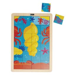 Puzzle bois - le crabe et le coquillage (24 p) - Image 2