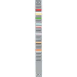 Lot de 10 Bandes pour planning à fiches T, Indice 2, 24 fentes - Image 3