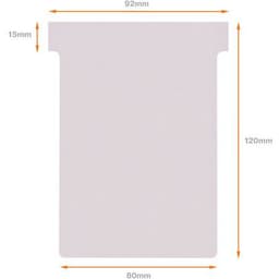Lot de 100 Fiches T Nobo Indice 3 violettes - Image 3