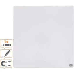 Tableau mémo carré magnétique - 360 x 360 mm - blanc - Nobo - Image 4