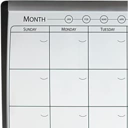 Tableau magnétique mensuel -  mixte - 85x430 mm - Nobo - Image 2