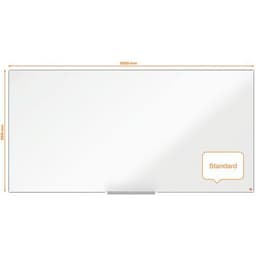 Tableau blanc - émaillé - 1800 x 900 mm - Nobo - Image 5