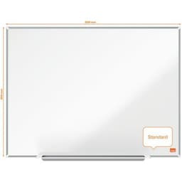 Tableau blanc - acier laqué - 600 x 450 mm -  Nobo - Image 3
