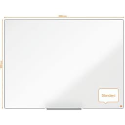Tableau blanc - acier laqué- 1200 x 900 mm - Nobo - Image 5