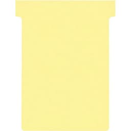 Lot de 100 Fiches T Nobo Indice 3 jaunes - Image principale