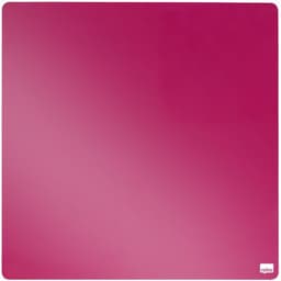 Tableau mémo carré magnétique - 360 x 360 mm - rose- Nobo - Image principale