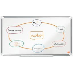 Tableau blanc acier laqué Nano Clean -32 " - Nobo - Image principale