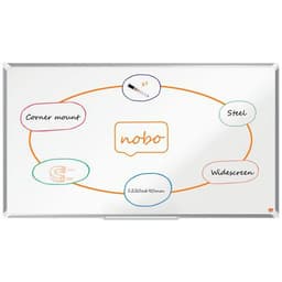 Tableau blanc - acier laqué Nano Clean - 55 " -  Nobo - Image principale