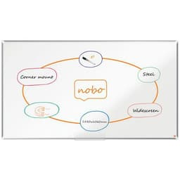 Tableau blanc - acier laqué Nano Clean -  85"  - Nobo - Image principale