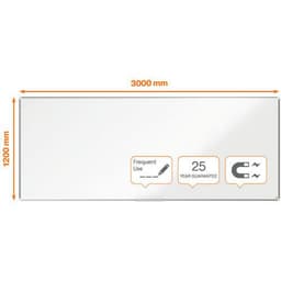 Tableau émaillé Premium Plus - 3000 x 1200 mm - Nobo - Image 5
