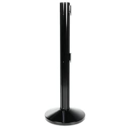 Poteau Noir double sangle de 2 m Noir/jaune - Image 4