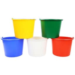 Lot de 5 Seaux de ménage 12 L Assortis - Image 7
