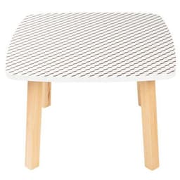 Table basse Woody 60 x 60 cm plateau décor Brun - Image 5