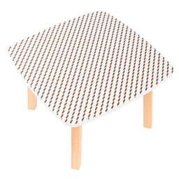 Table basse Woody 60 x 60 cm plateau décor Brun - Image 7