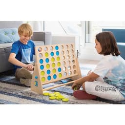 Méga 4 en ligne géant en bois - Image 2