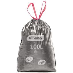 Sac-poubelle - poignées coulissantes, 30 à 100 L - Jetsac - Image principale