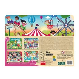 Lot de 4 puzzles 'Les loisirs' de 24 pièces en bois. - Image 4