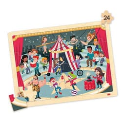 Lot de 4 puzzles 'Les loisirs' de 24 pièces en bois. - Image 6