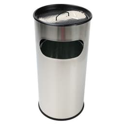 Poubelle-cendrier en Inox avec ouverture - 30 L ou 50 L - Manutan Expert - Image 6