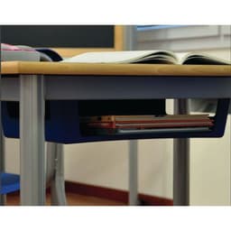 Lot de 10 casiers scolaires polypropylène bleus - Image 2