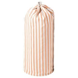 Sac à linge forme marin à fond rond - Modèle 805 - Rayé blanc orange - Image principale