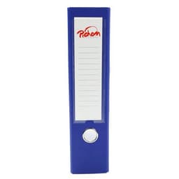 Classeur à levier plastique A4 dos: 75mm avec œillets de blocage et porte-étiquettes - Bleu - Image 2