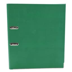 Classeur à levier plastique A4 dos: 75mm avec œillets de blocage et porte-étiquettes - Vert - Image 3