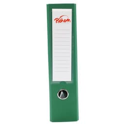 Classeur à levier plastique A4 dos: 75mm avec œillets de blocage et porte-étiquettes - Vert - Image 6