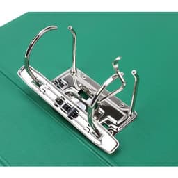 Classeur à levier plastique A4 dos: 75mm avec œillets de blocage et porte-étiquettes - Vert - Image 5