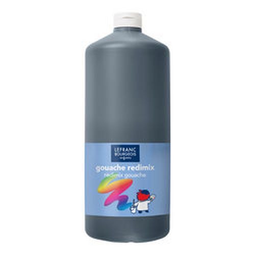 Flacon 2 litres gouache redimix lefranc bourgeois - noir - Image principale