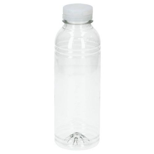 Lot de 100 Flacon PET 500mL + bouchon orange - Image principale