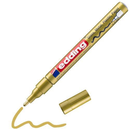 Lot de 10 Marqueur peinture Col.:Or Mdl:Edding 751 - Image principale