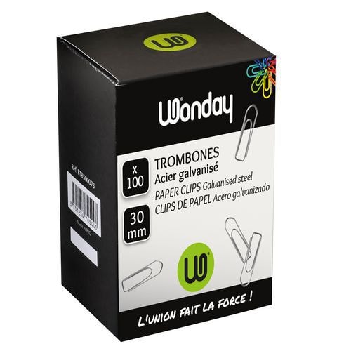 Trombone 30 mm  (Boite de 100) - Image principale