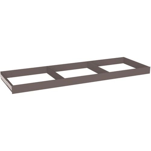 Chassis télescopique pour armoire L120 cm gris anthracite - Image principale