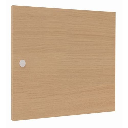 Porte 1 case avec serrure à clé sans fente chêne clair - Image principale